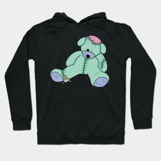 Zombie creepy kawaii teddy bear Hoodie